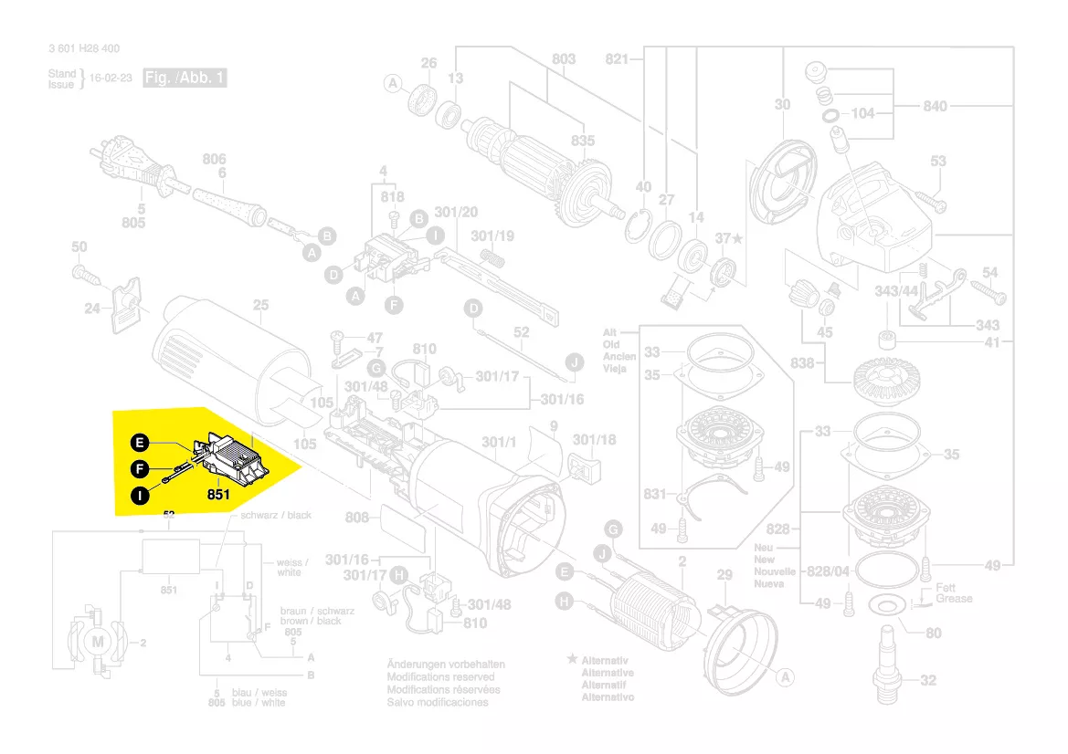 Régulateur de vitesse réf. 1 607 233 5CG BOSCH